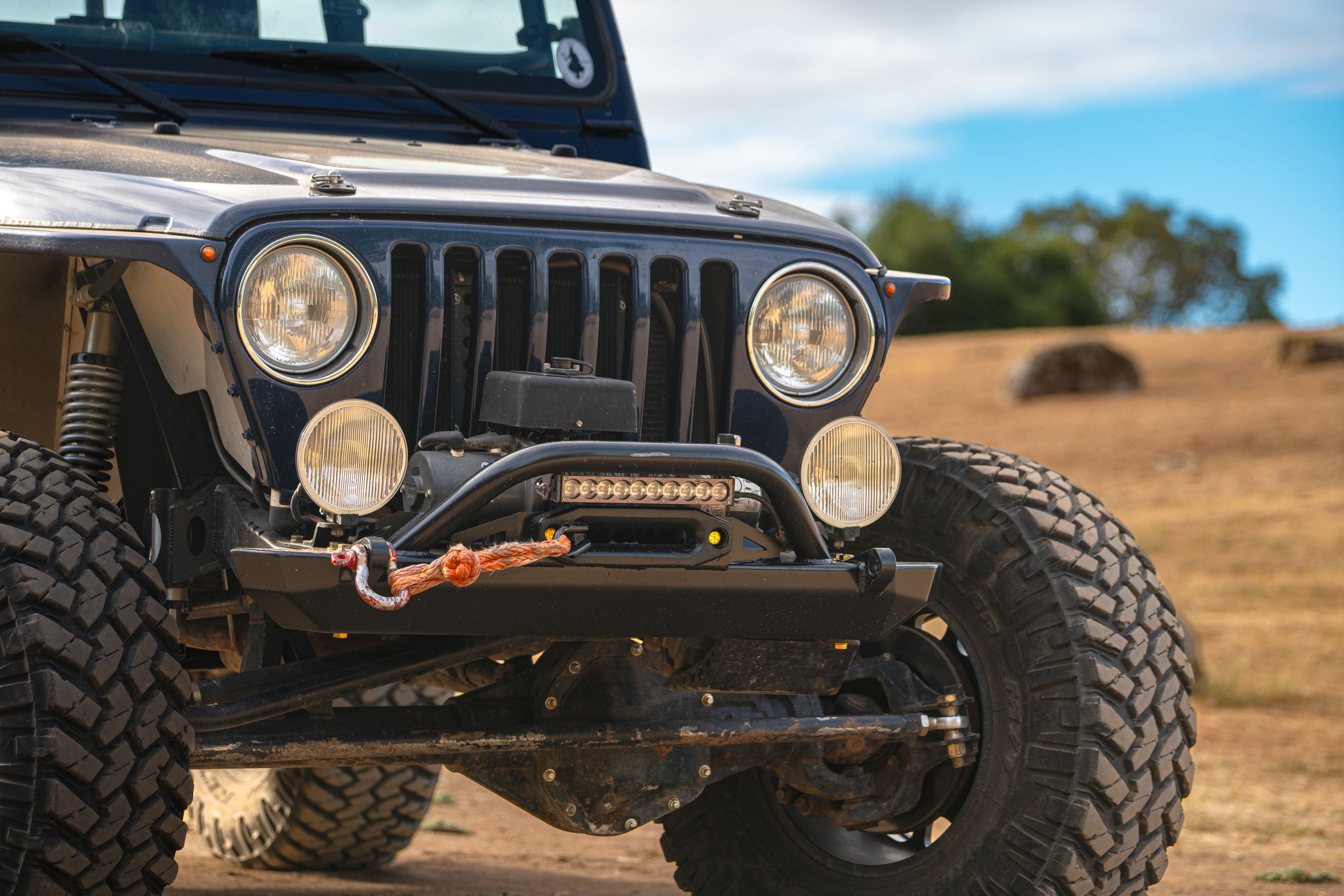 Front Bumper with Stinger For Jeep TJ/LJ