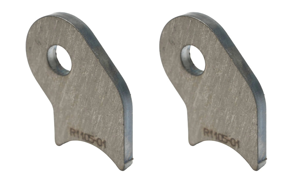 Weld-On Curved Shock Tabs – Axle Tube Fit (Pair)