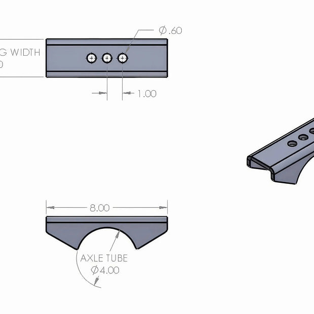 Dana 70HD or Dana 80 Spring Perches