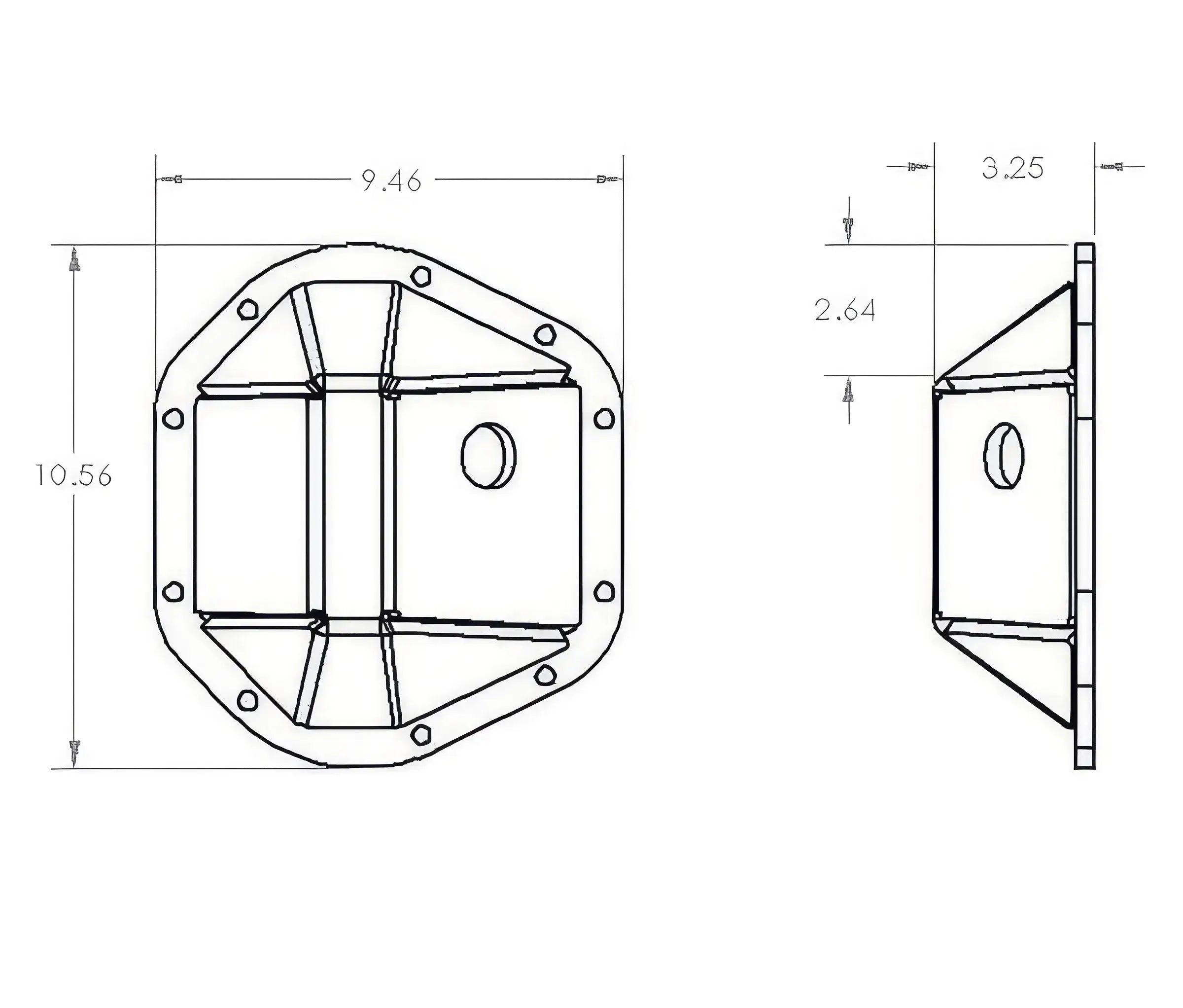 Dana 44 Differential Cover