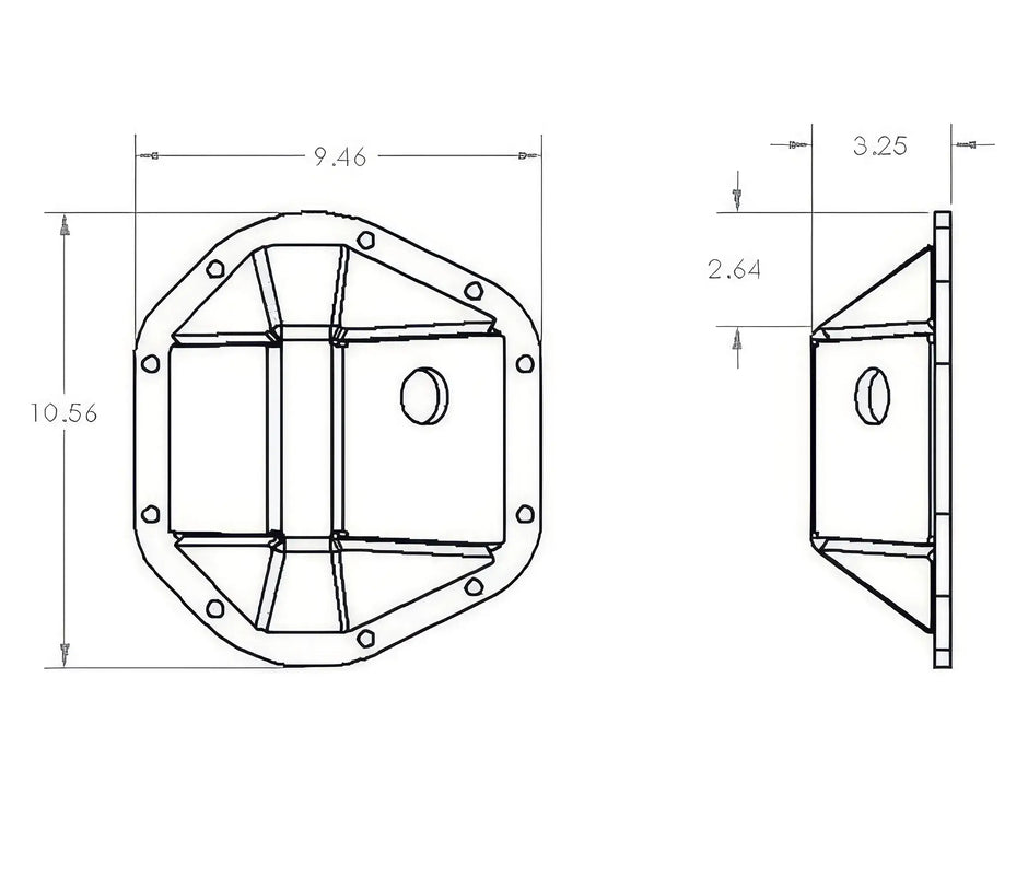 Dana 44 Differential Cover