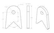 90 Degree Medium Link Tab