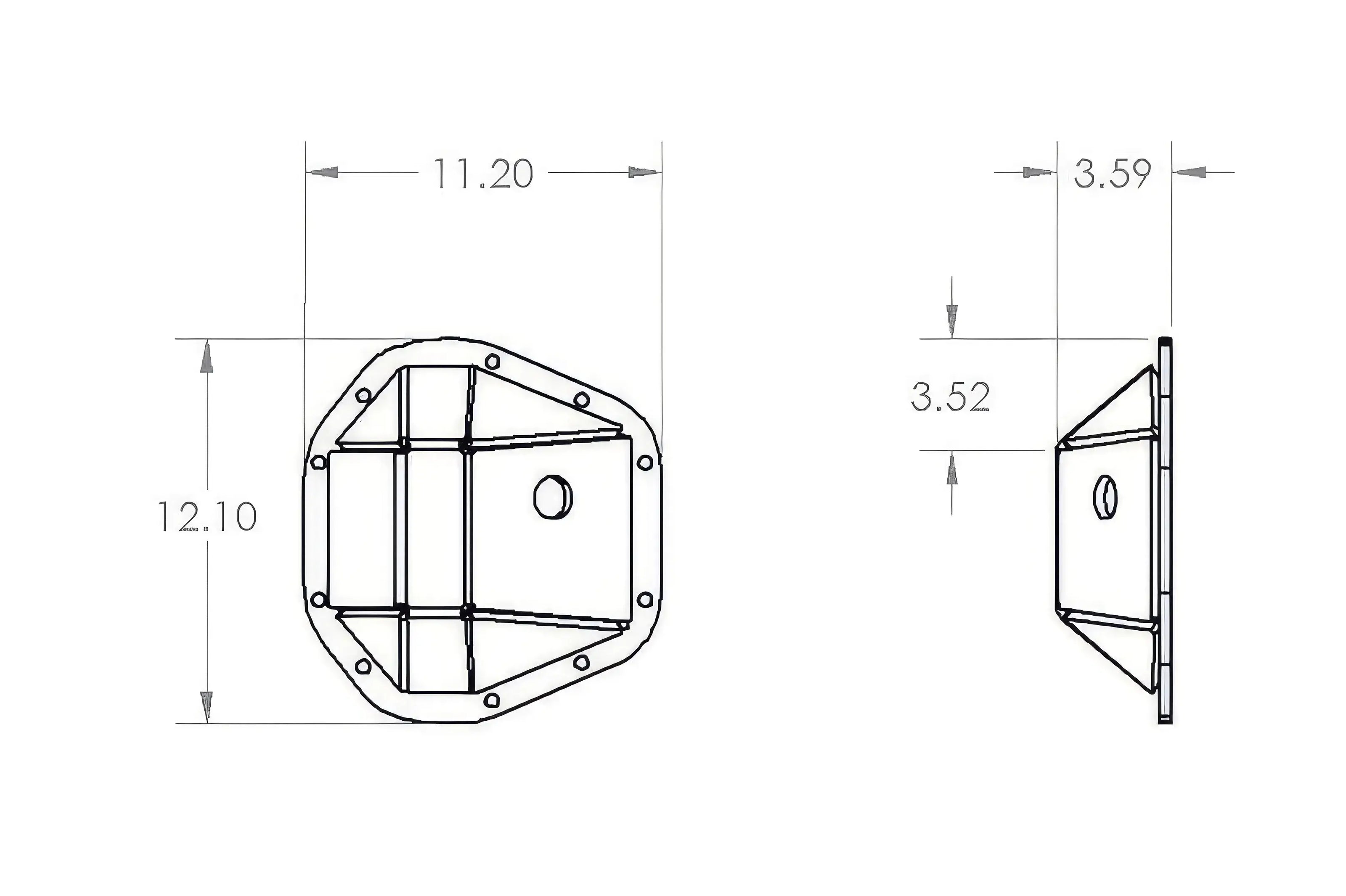Dana 60 / Dana 70 Differential Cover
