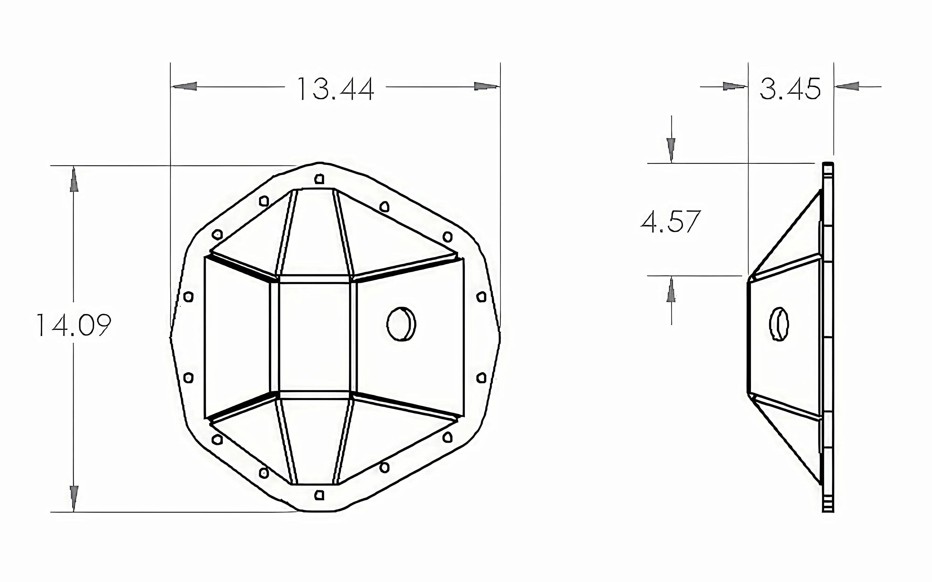 GM / Dodge AAM 11.50 Differential Cover