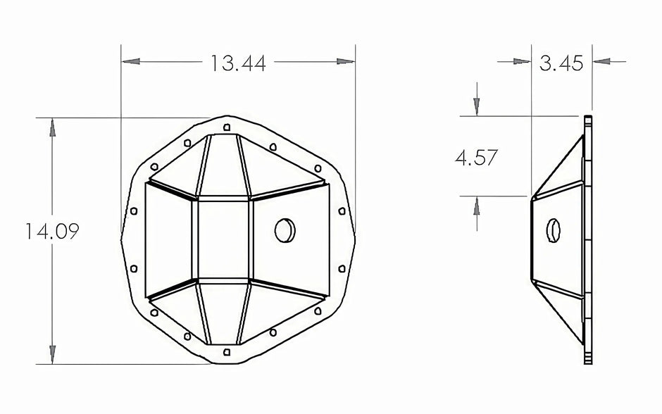 GM / Dodge AAM 11.50 Differential Cover