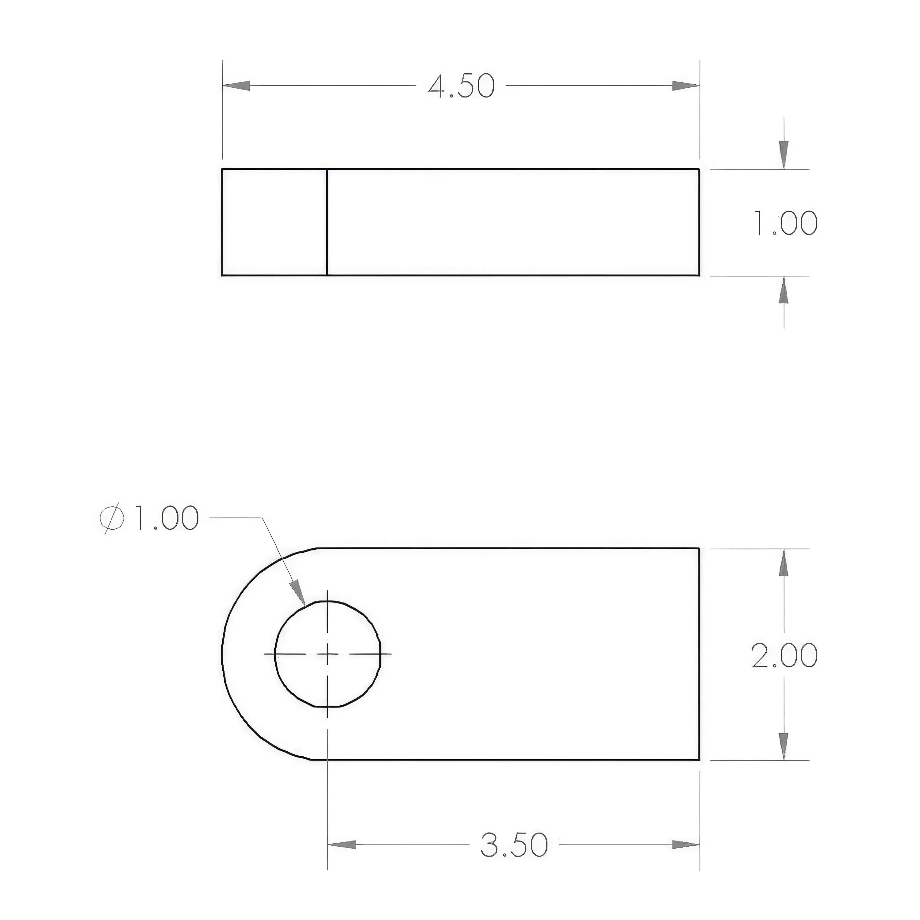 Weld-On Bumper Clevis Mount
