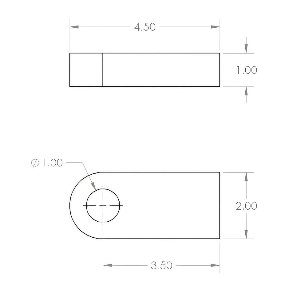 Weld-On Bumper Clevis Mount