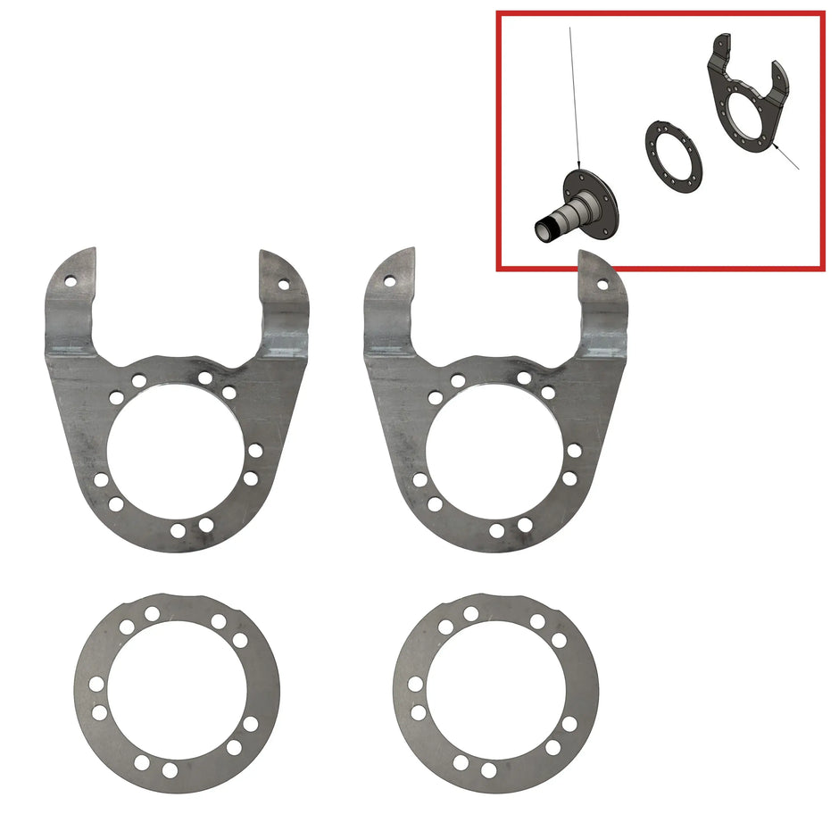Ford Front Dana 60 Disc Brake Bracket Pair
