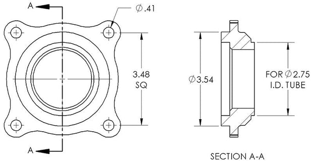 Toyota Semi Float Flange, Pair