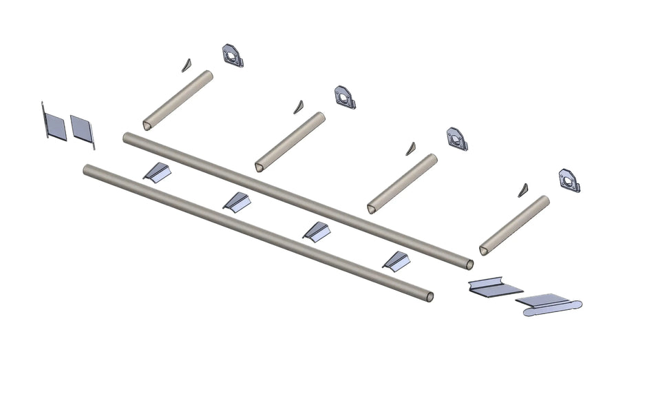 DIY Rock Sliders 72"