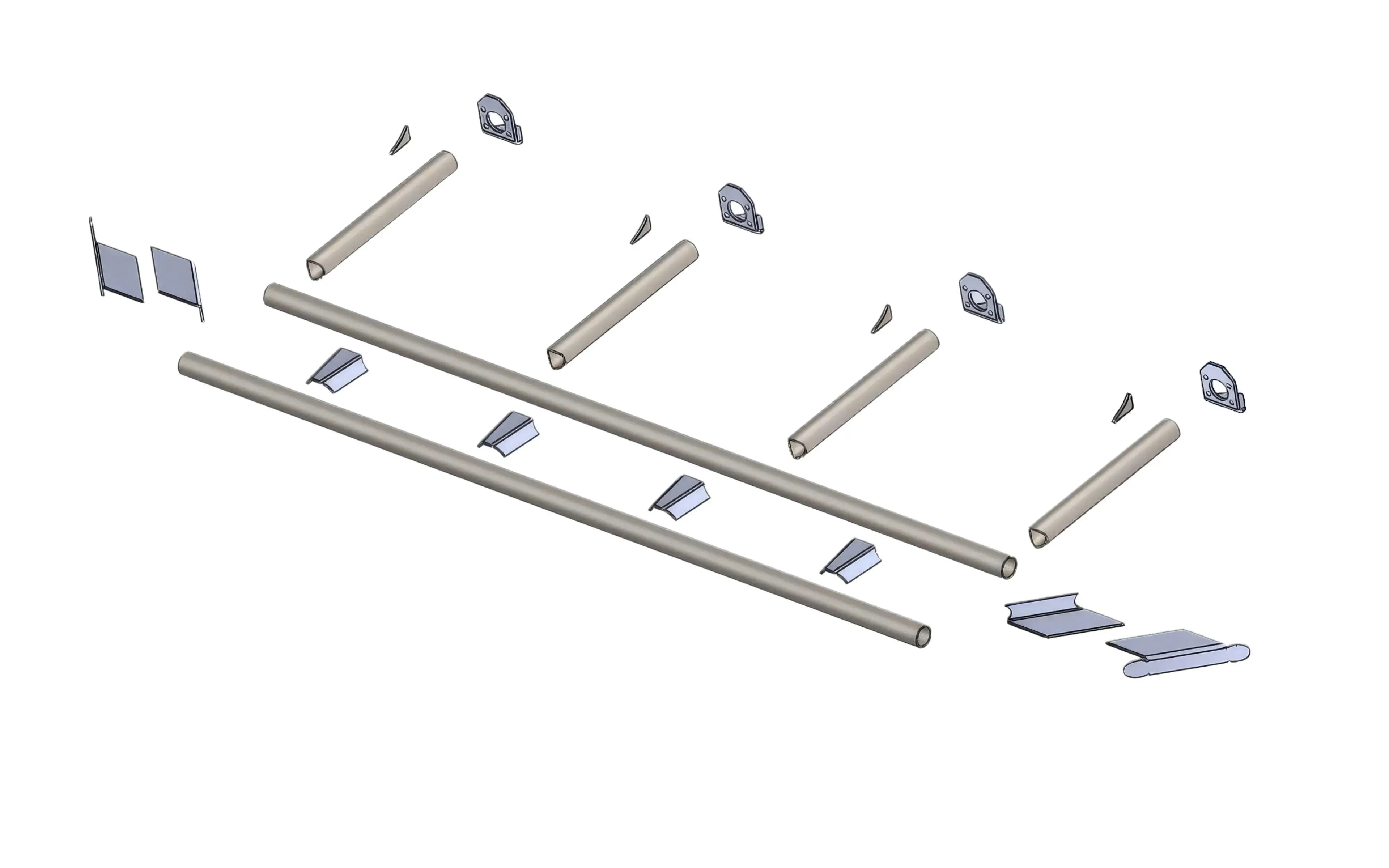 DIY Rock Sliders 84"
