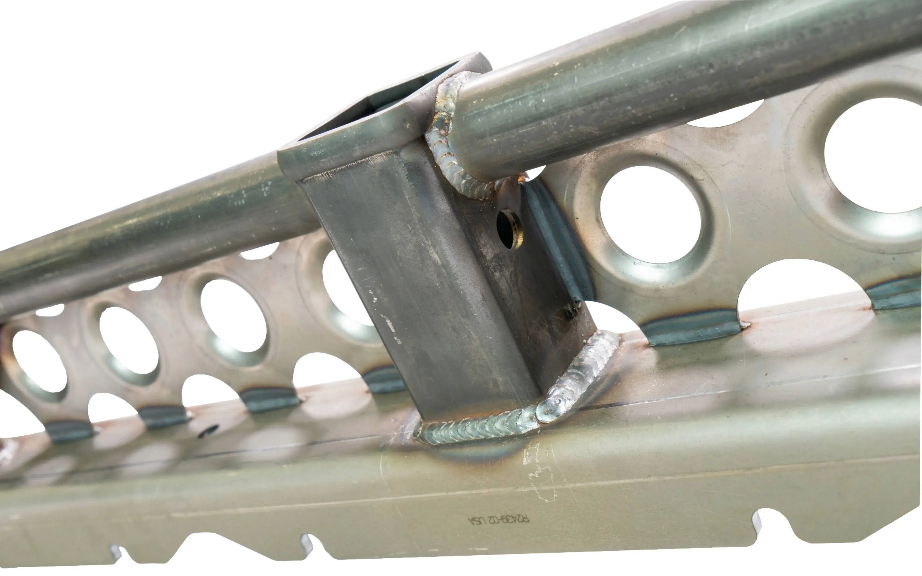 Loaded Rear Overlay Bumper -Hitch, Dimple Die Step, and D-ring Mounts For Jeep TJ/LJ/YJ