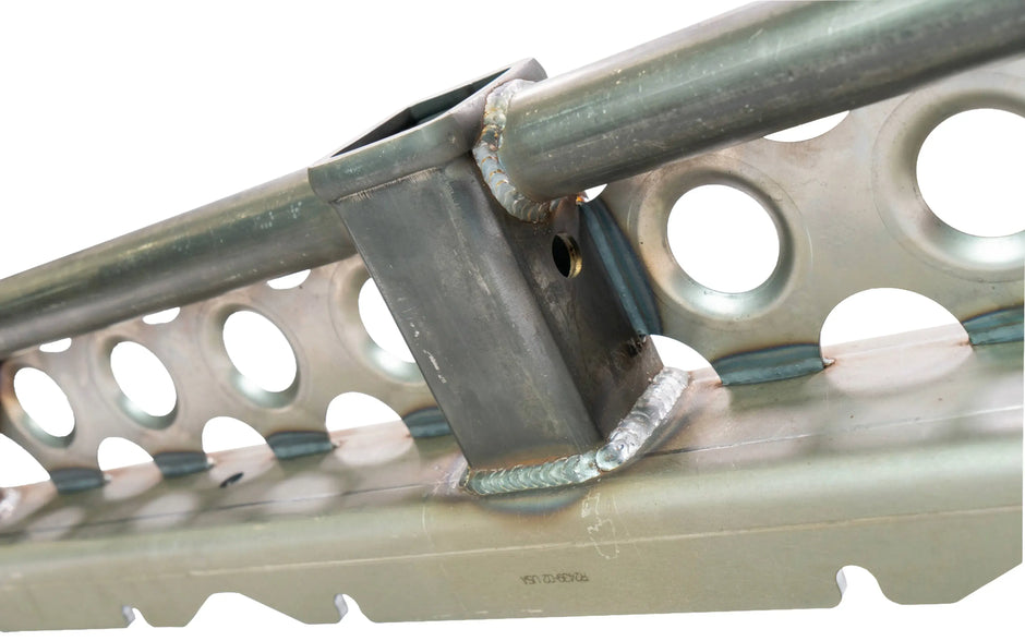 Loaded Rear Overlay Bumper -Hitch, Dimple Die Step, and D-ring Mounts For Jeep TJ/LJ/YJ