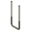 Flat Bottom U-Bolt, 3 1/4 x 5/8 x 10