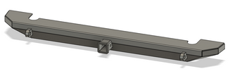 HD Rear Receiver Hitch Bumper For Jeep Wrangler TJ/LJ