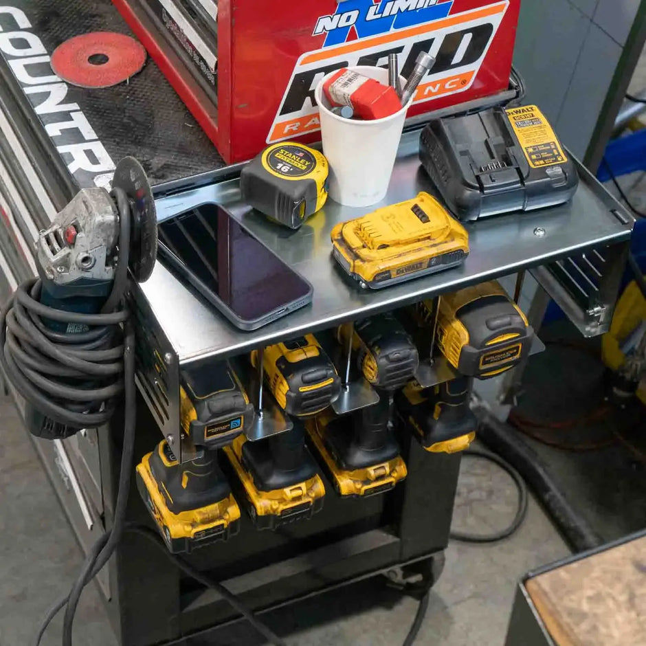 5 Drill/Driver Rack with Shelf