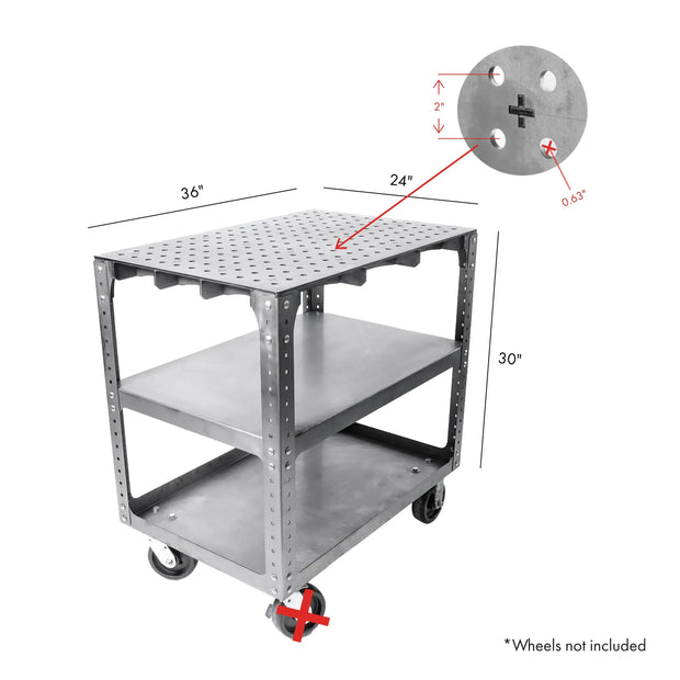 DIY Welding Table 24"x36"