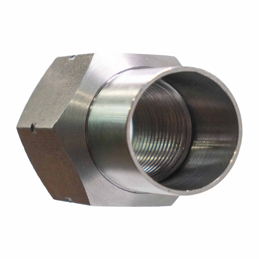 3/4"-16 Left Hand HEX Tube Adapter, 1" Tube ID
