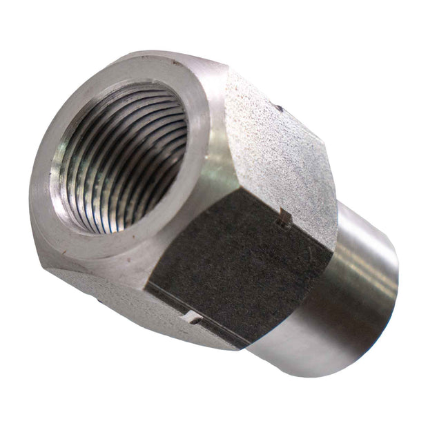 3/4"-16 Left Hand HEX Tube Adapter, 1" Tube ID