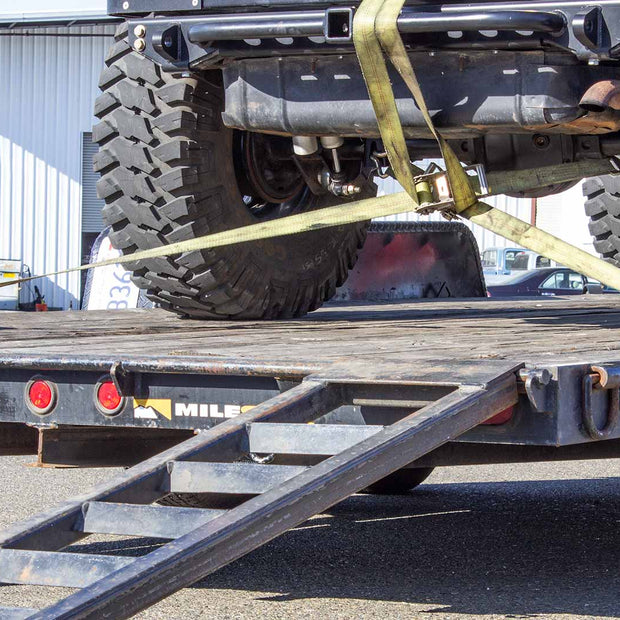 Tie Down Ratchet Strap Bracket - Weld On Axle