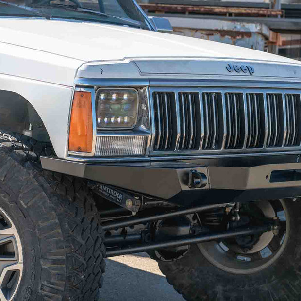 Full Width Front Winch Bumper For Jeep XJ