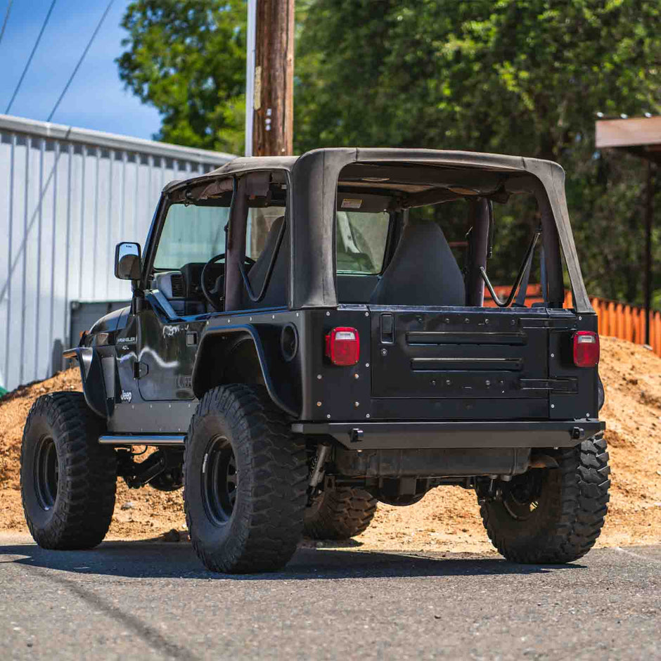 HD Rear Bumper For Jeep TJ/LJ